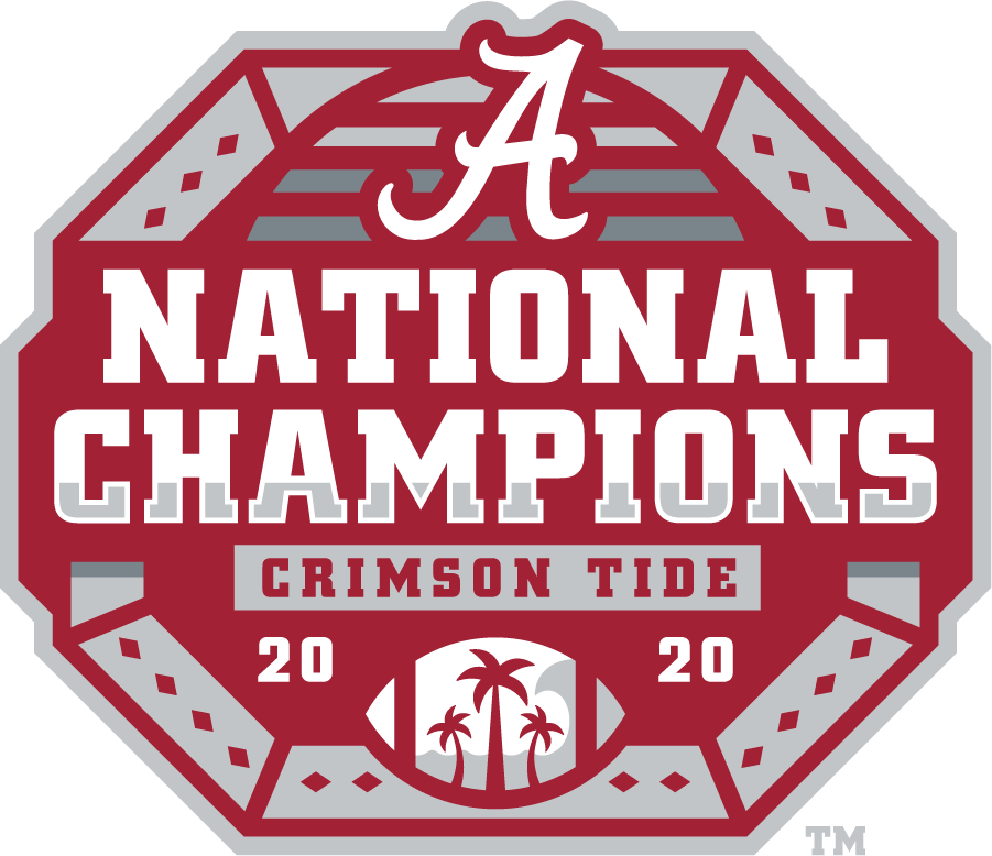 Alabama Crimson Tide 2020 Champion Logo v2 diy iron on heat transfer